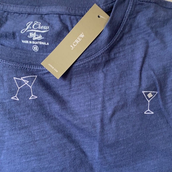 J. Crew Martini Glass Vintage Collector t-Shirt - Picture 10 of 11